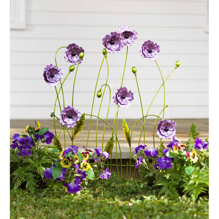 Plow & Hearth Flower Decorative Fence Garden Stake Wayfair
